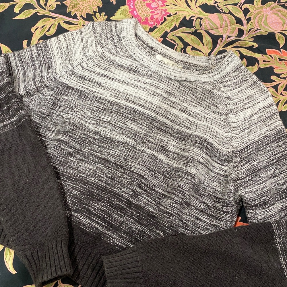 Honey Punch Grey Ombré Sweater